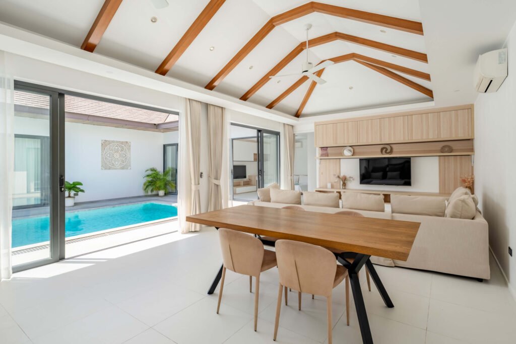 3 br pool villa 5 minute walk to Choeng Mon beach Koh Samui for sale