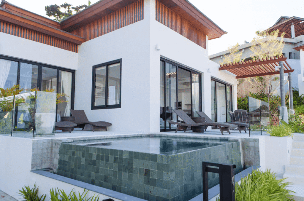 2 bedroom sea view pool villa for sale Koh Samui