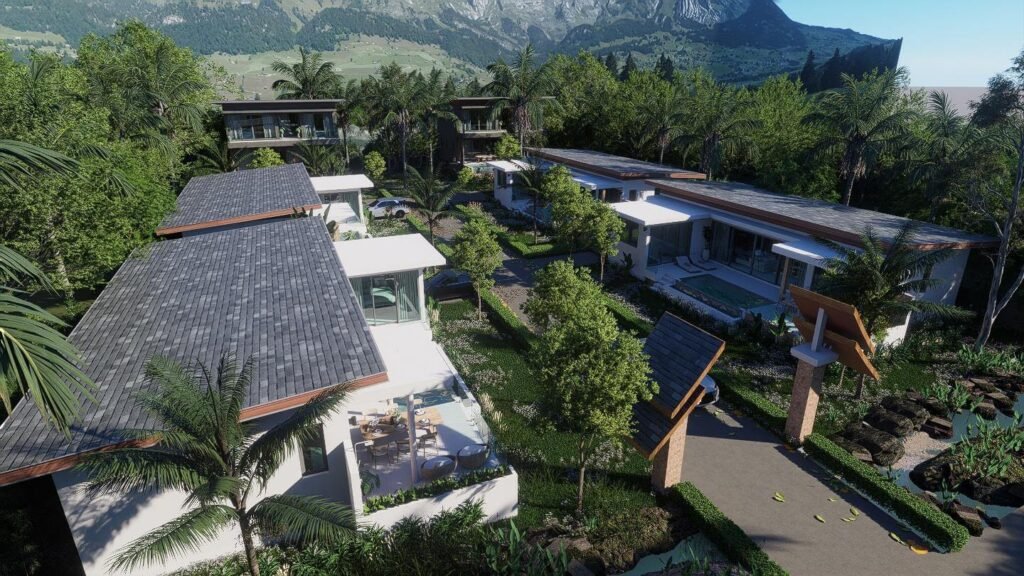 4 bedroom off plan private pool villa 2 minute from Lamai beach Koh Samui