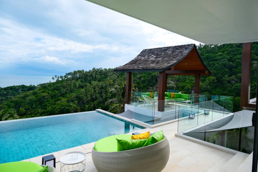 off plan 3 bedroom sea view villa for sale in Lamai, Koh Samui