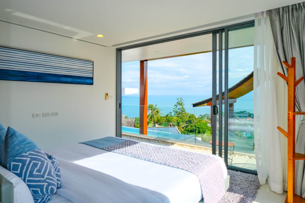off plan 3 bedroom sea view villa for sale in Lamai, Koh Samui