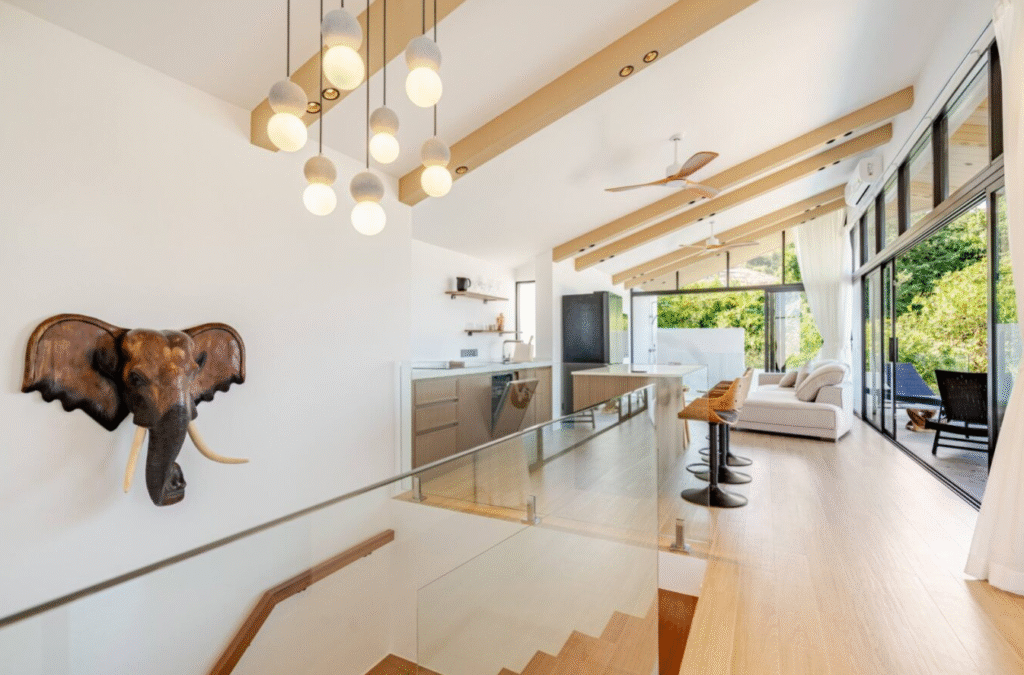 Pool villa 3 br sea view for sale Plai Laem Samui Thailand