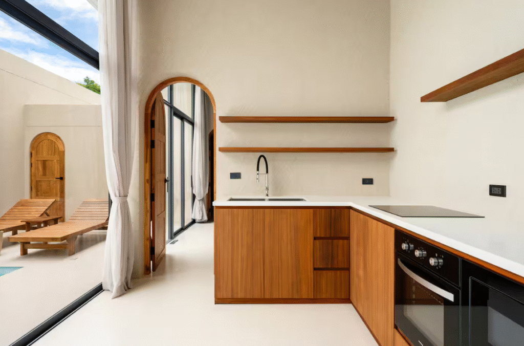 2 br Bali Style villa with a pool for sale walking distance to Plai Laem beach Koh Samui