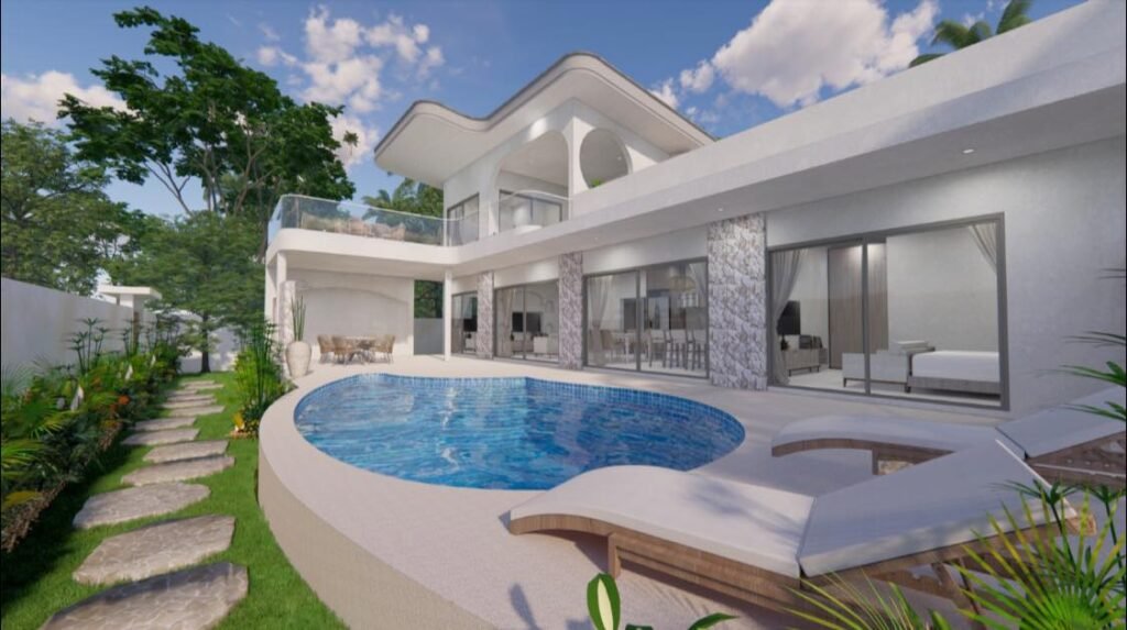 4br off plan villa for sale Samui Plai laem sea view