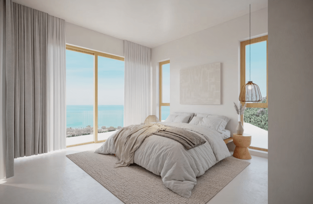 3 bedroom partial sea view villa in Bophut Samui for sale