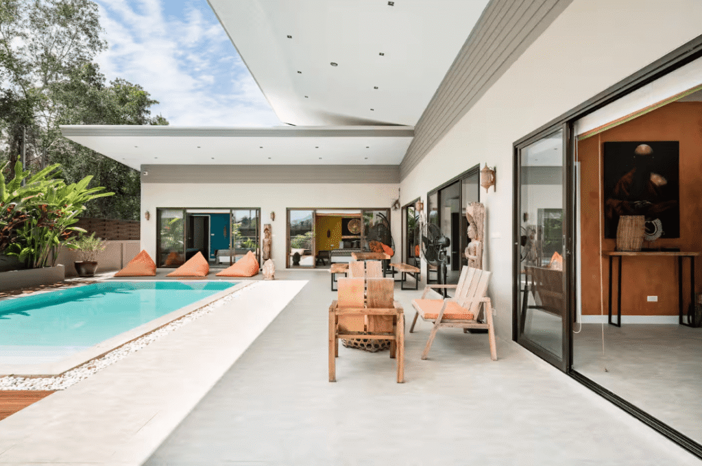 Ready to move in 3 br pool villa for sale in Namuang Samui