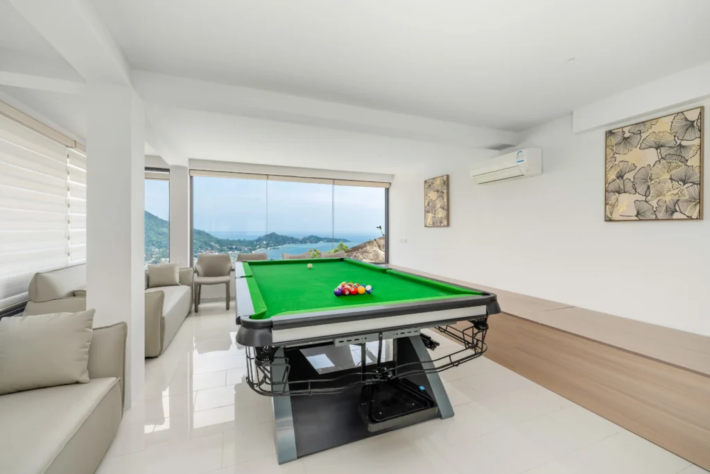 Luxury 5-bedroom sea view villa with infinity pool and private gym in Lamai