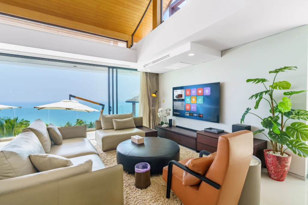 Luxury 4-bedroom sea view villa with infinity pool in Lamai, Koh Samui