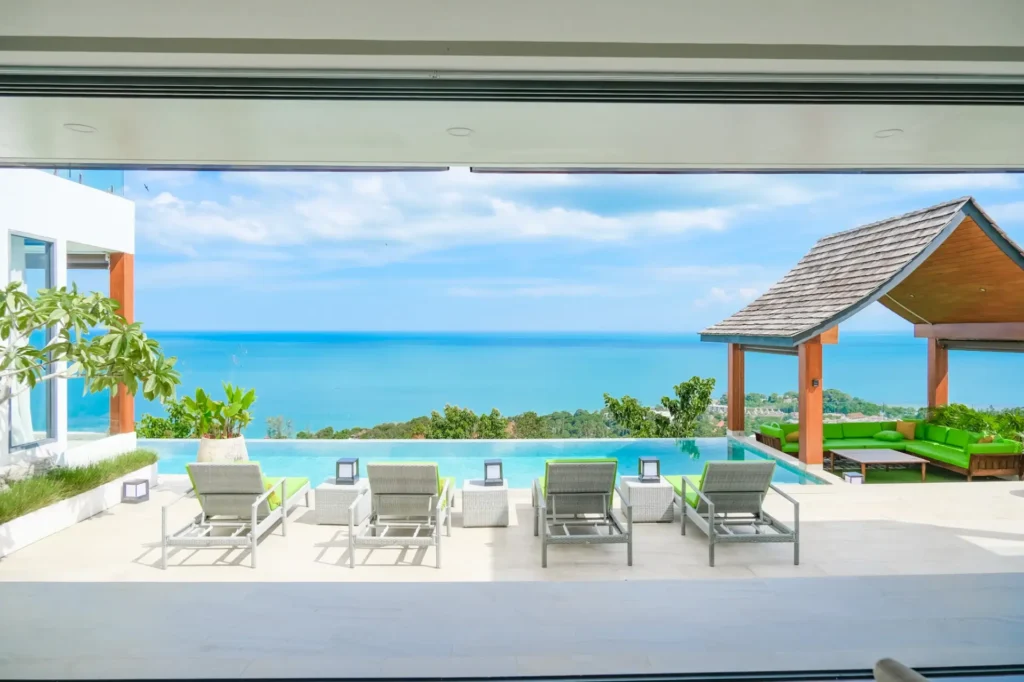 Luxury 5-bedroom sea view villa with infinity pool in Lamai, Koh Samui