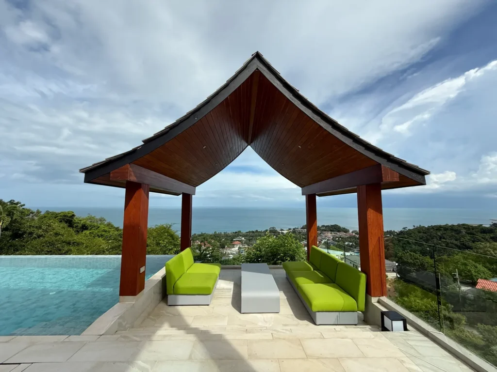 Luxury 5-bedroom sea view villa with infinity pool in Lamai, Koh Samui - for rent