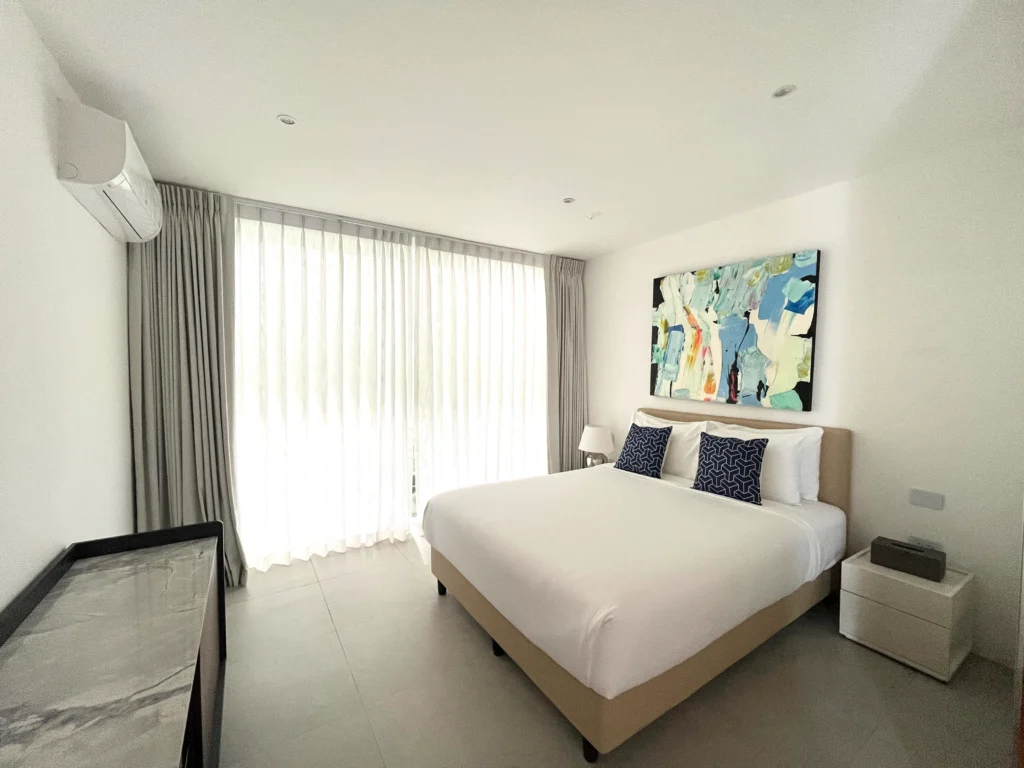 Modern 2-bedroom sea view apartment with panoramic gulf views in Maenam, Koh Samui