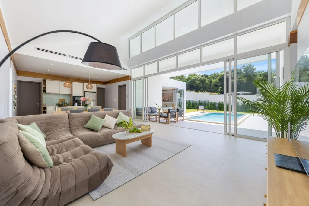 Elite 3-bedroom balinese style villa with private pool in Choeng Mon