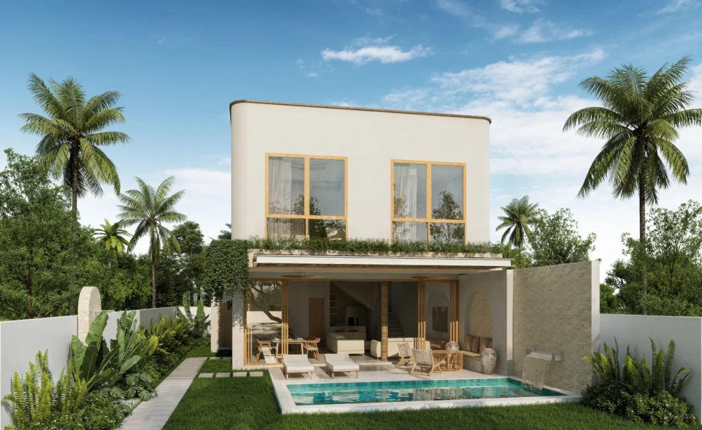 4-Bedroom off-plan eco villas with private pool and garden in Bangrak, Samui