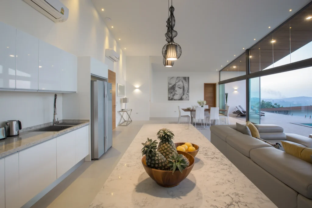 Off-plan luxury 3-bedroom sea view villa with private infinity pool in Maenam