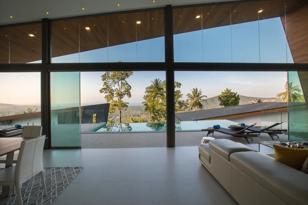 Off-plan luxury 3-bedroom sea view villa with private infinity pool in Maenam
