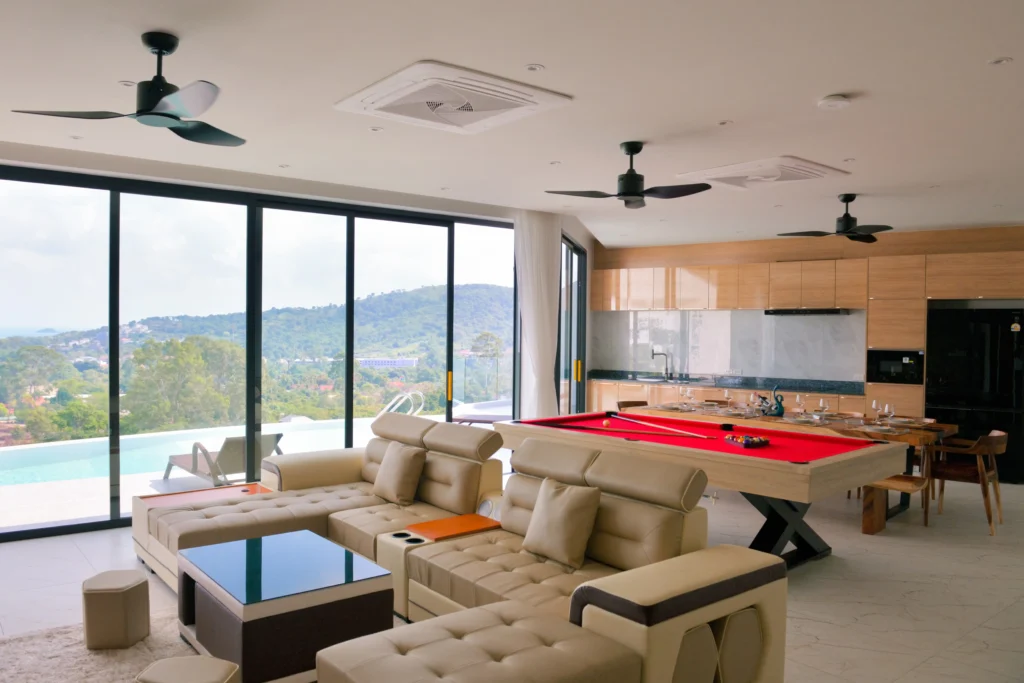 Luxury 5-Bedroom Hillside Villa with Private Pool, Gym & Sauna in Bohhut