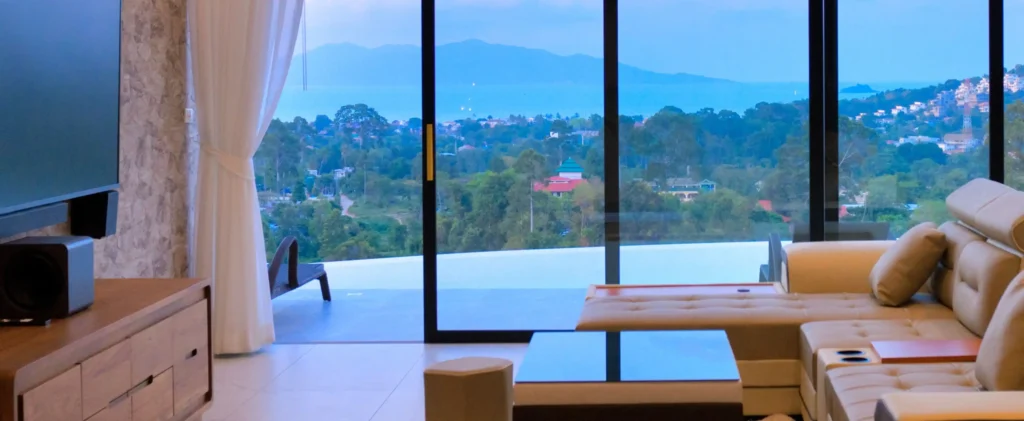 Luxury 5-Bedroom Hillside Villa with Private Pool, Gym & Sauna in Bohhut
