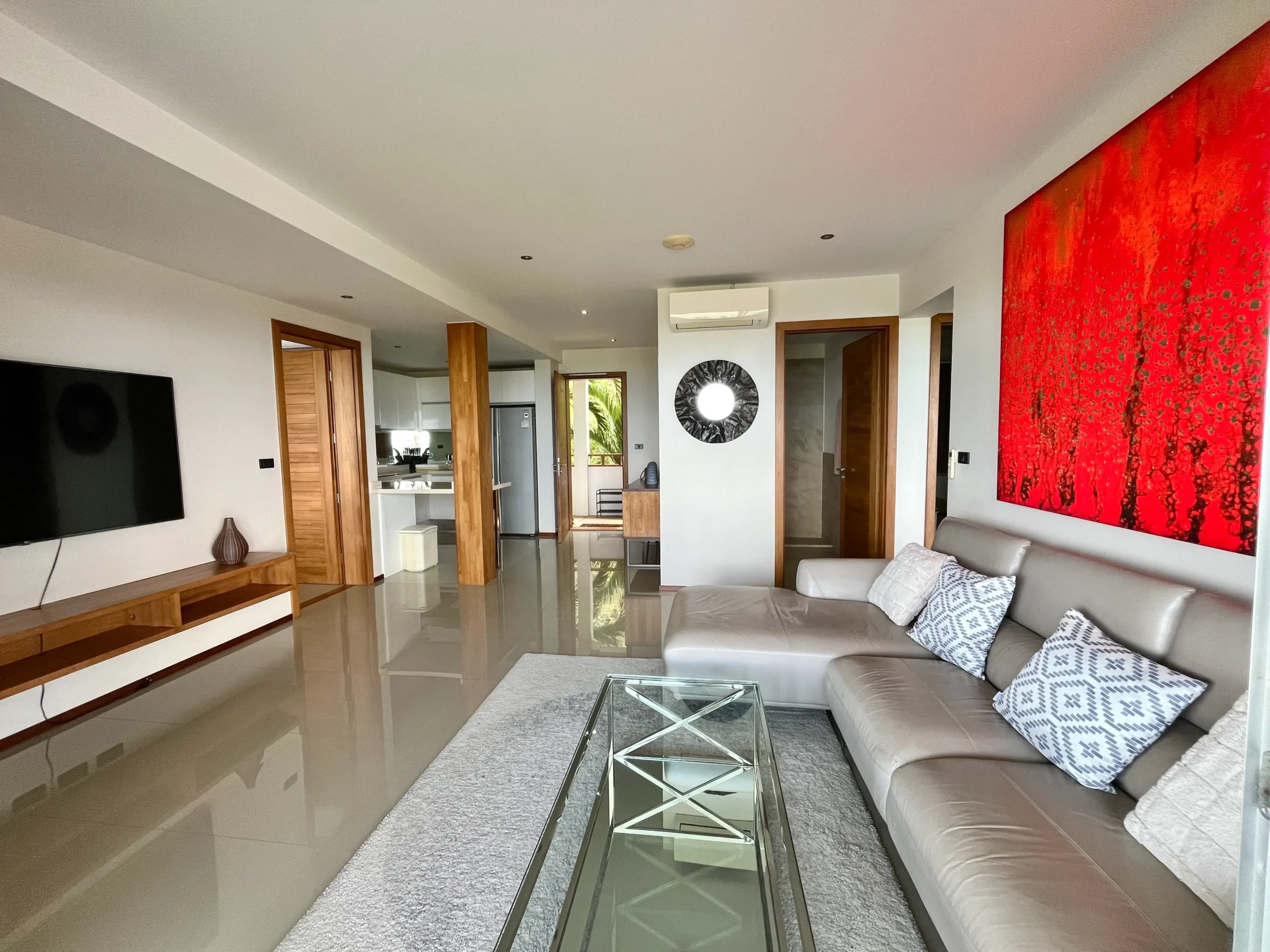 Spacious 3-bedroom duplex sea view apartment with large terrace in Maenam Spacious 3-bedroom duplex sea view apartment with large terrace in Maenam