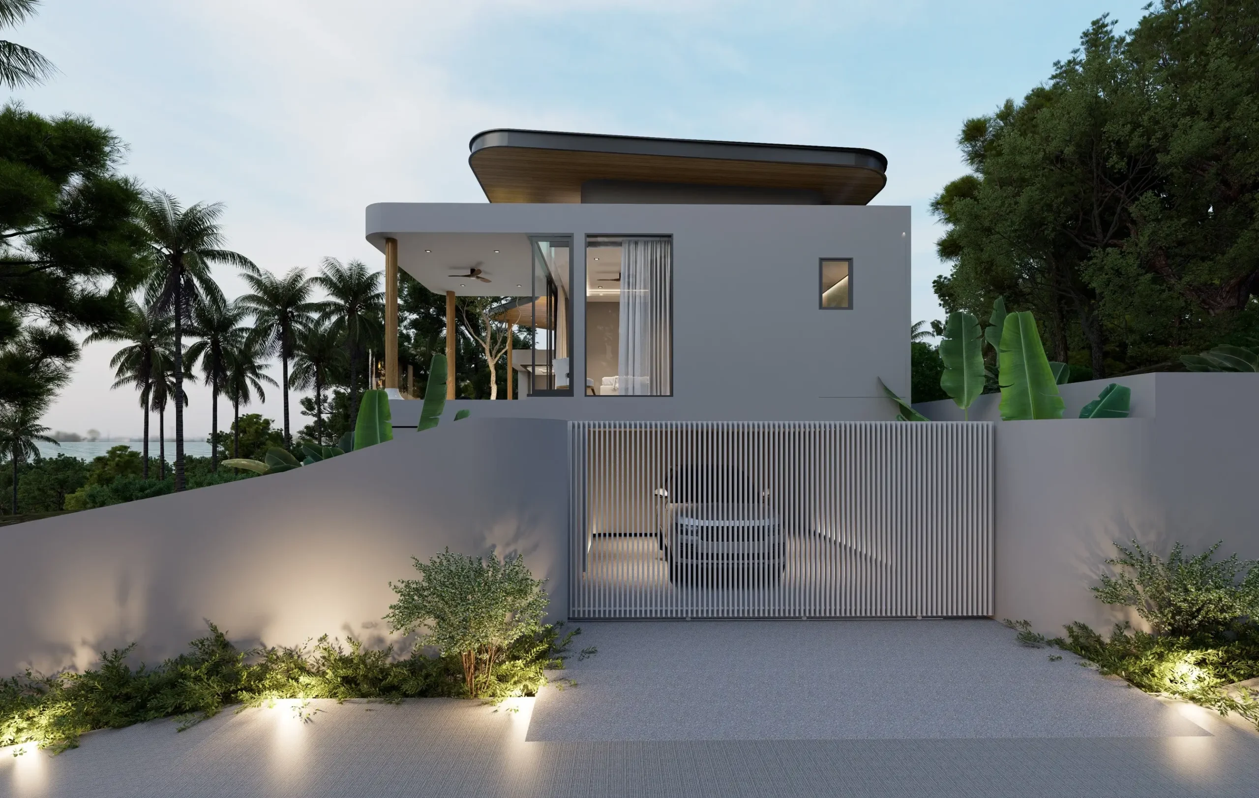 Off-plan 3-bedroom double-storey sea view villas with private pool in Plai Laem Off-plan 3-bedroom double-storey sea view villas with private pool in Plai Laem