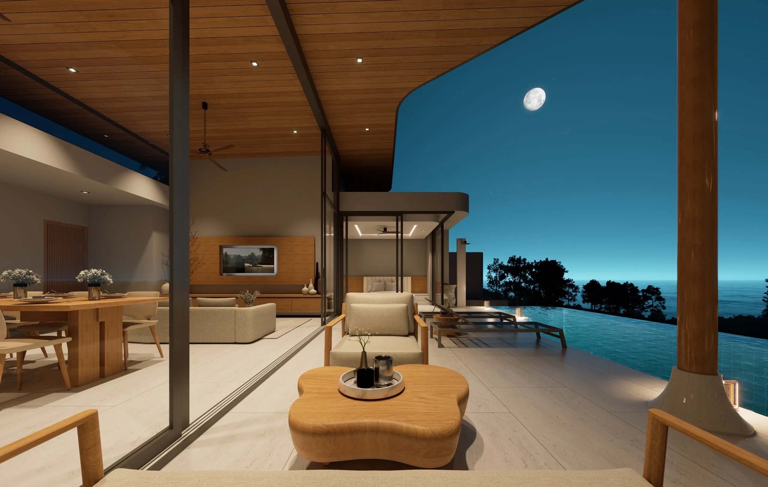 Off-plan 3-bedroom double-storey sea view villas with private pool in Plai Laem Off-plan 3-bedroom double-storey sea view villas with private pool in Plai Laem