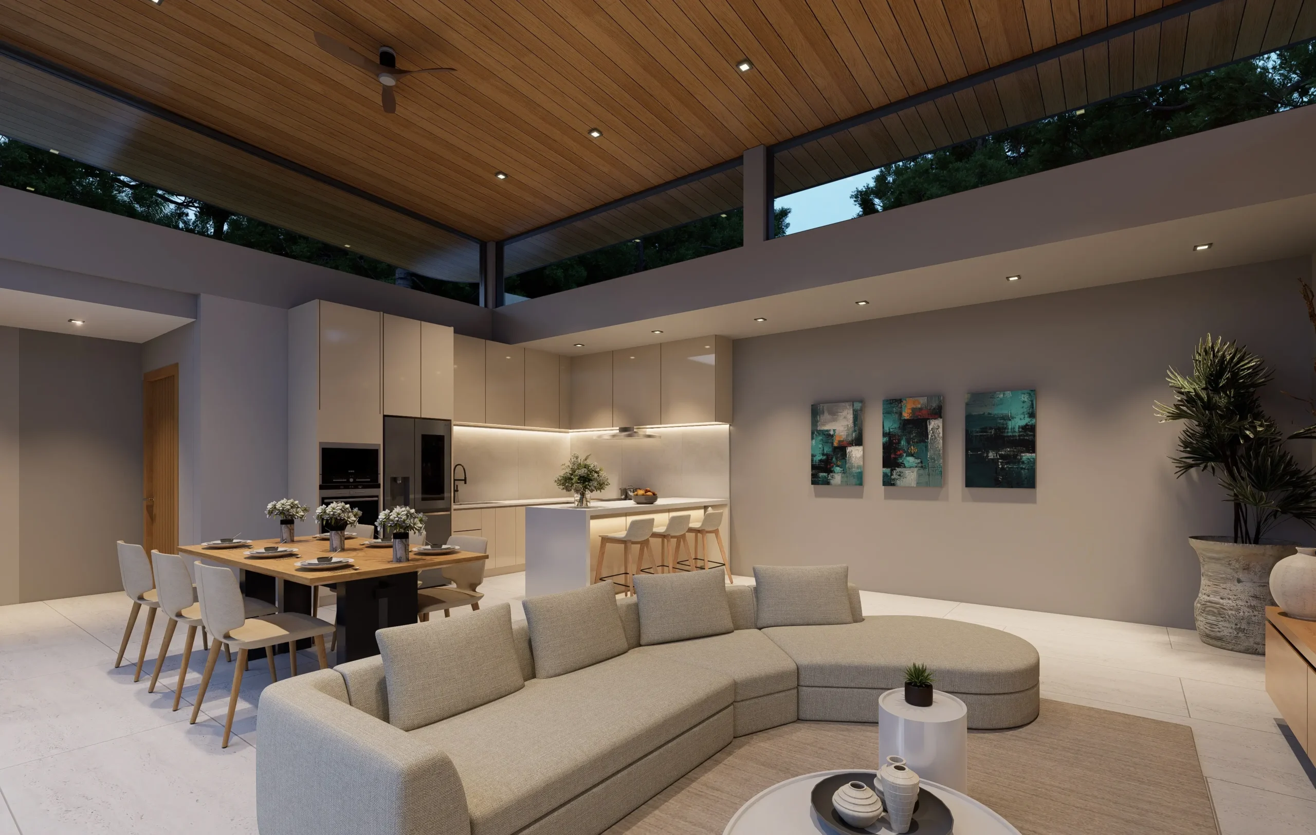 Off-Plan refined single stroy 3-bedroom sea view villas with private pool in Plai Laem Off-Plan refined single stroy 3-bedroom sea view villas with private pool in Plai Laem
