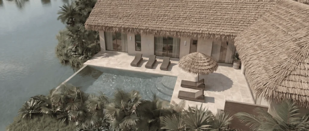 Ready to move exclusive 3-bedroom lakeside villas in Chaweng, Koh Samui – For Sale