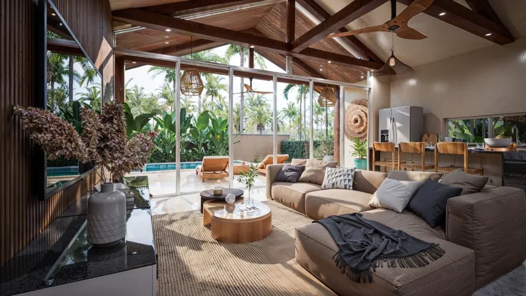 Off-plan 2-bedroom tropical villas in peaceful residence in Maenam