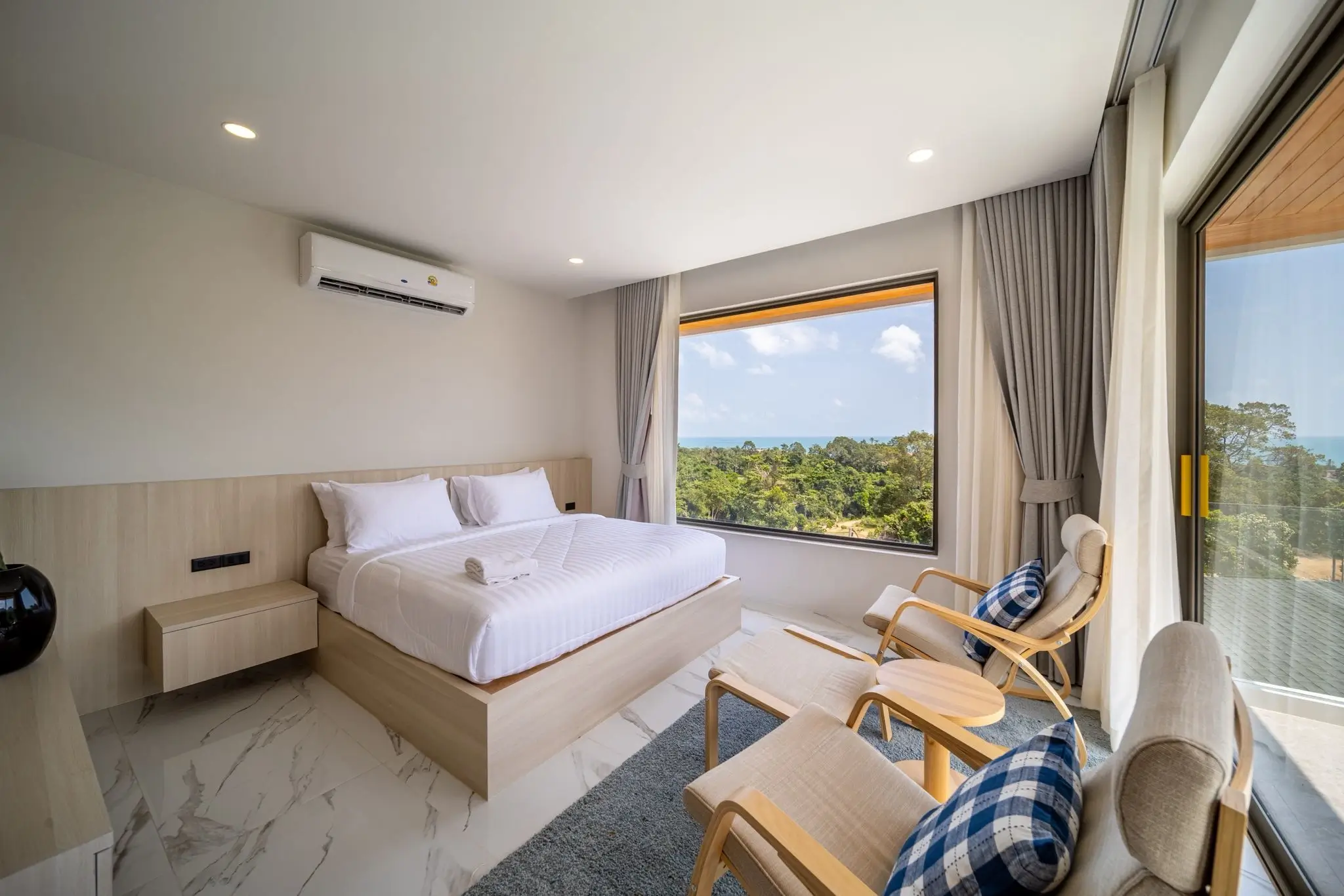 Ready to move 3-Bedroom sea view villa with private pool in Chaweng Noi Ready to move 3-Bedroom sea view villa with private pool in Chaweng Noi
