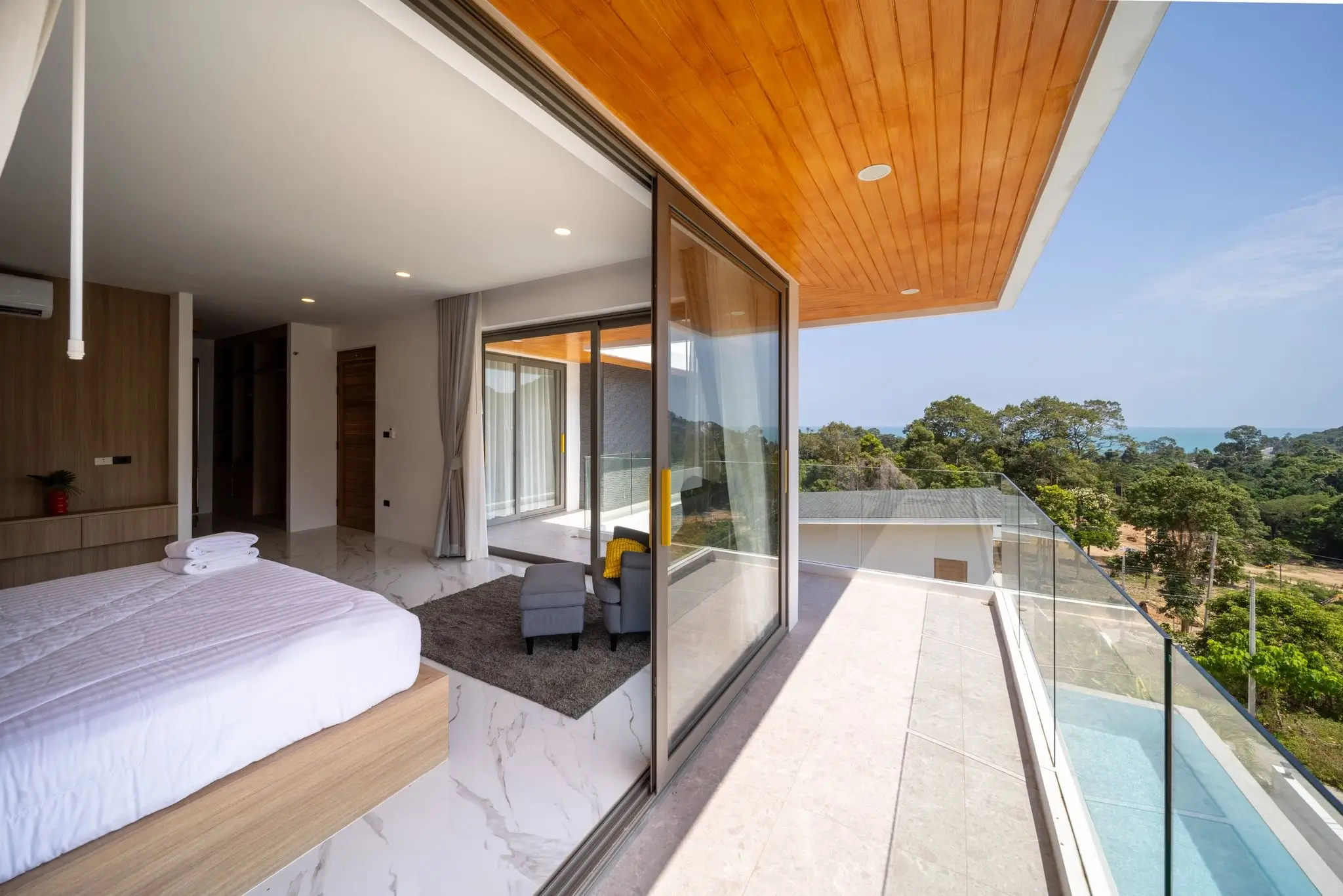 Ready to move 3-Bedroom sea view villa with private pool in Chaweng Noi Ready to move 3-Bedroom sea view villa with private pool in Chaweng Noi